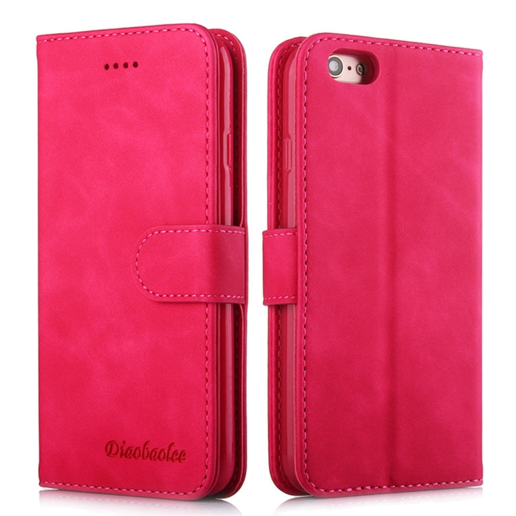 For iPhone 6 / 6s Diaobaolee Pure Fresh Texture Horizontal Flip Leather Case, with Holder & Card Slot & Wallet & Photo Frame