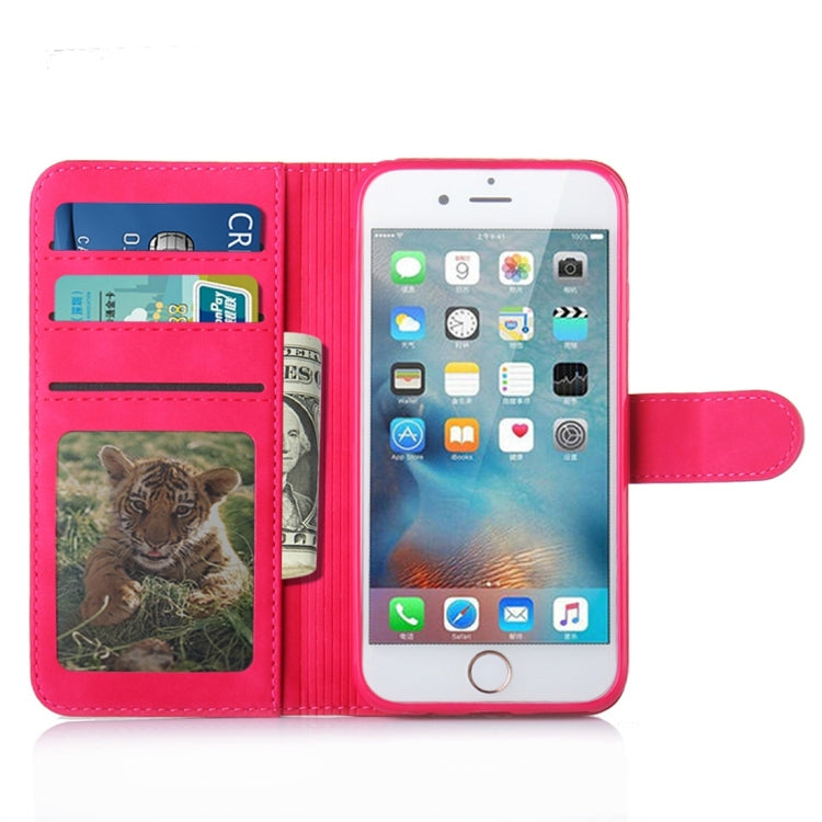 For iPhone 6 / 6s Diaobaolee Pure Fresh Texture Horizontal Flip Leather Case, with Holder & Card Slot & Wallet & Photo Frame