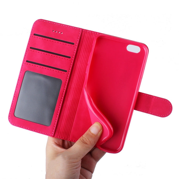 For iPhone 6 / 6s Diaobaolee Pure Fresh Texture Horizontal Flip Leather Case, with Holder & Card Slot & Wallet & Photo Frame