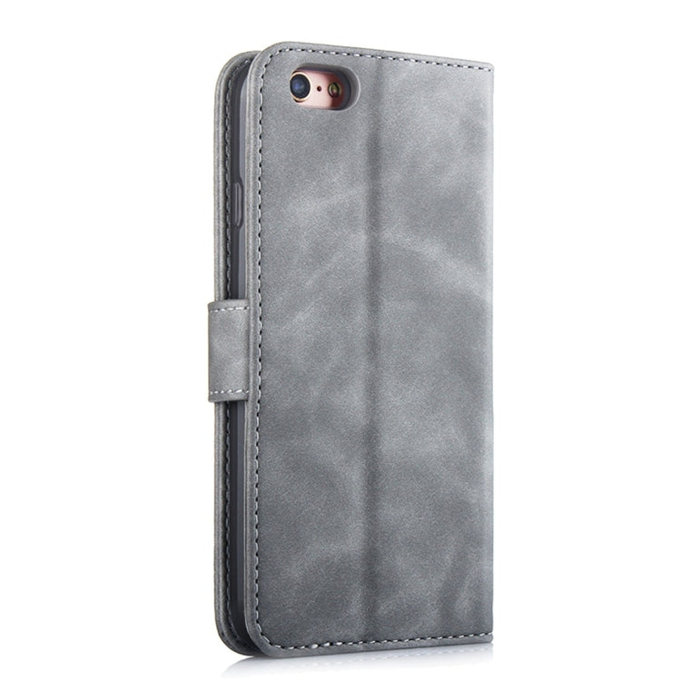 For iPhone 6 / 6s Diaobaolee Pure Fresh Texture Horizontal Flip Leather Case, with Holder & Card Slot & Wallet & Photo Frame