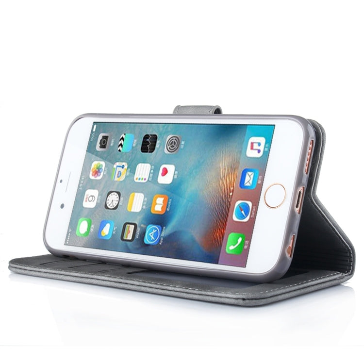For iPhone 6 / 6s Diaobaolee Pure Fresh Texture Horizontal Flip Leather Case, with Holder & Card Slot & Wallet & Photo Frame