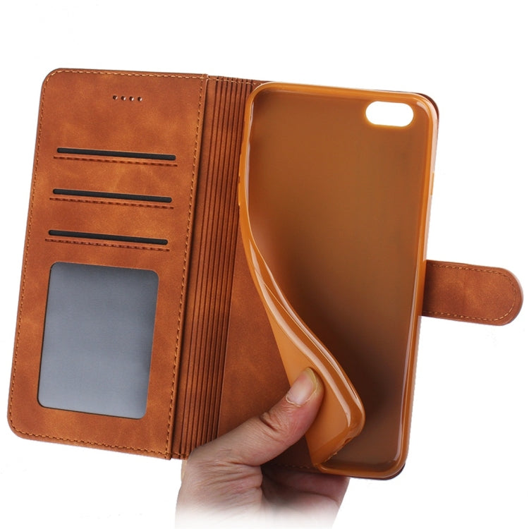 For iPhone 6 Plus / 6s Plus Diaobaolee Pure Fresh Texture Horizontal Flip Leather Case, with Holder & Card Slot & Wallet & Photo Frame