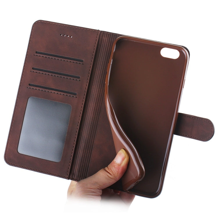 For iPhone 6 Plus / 6s Plus Diaobaolee Pure Fresh Texture Horizontal Flip Leather Case, with Holder & Card Slot & Wallet & Photo Frame