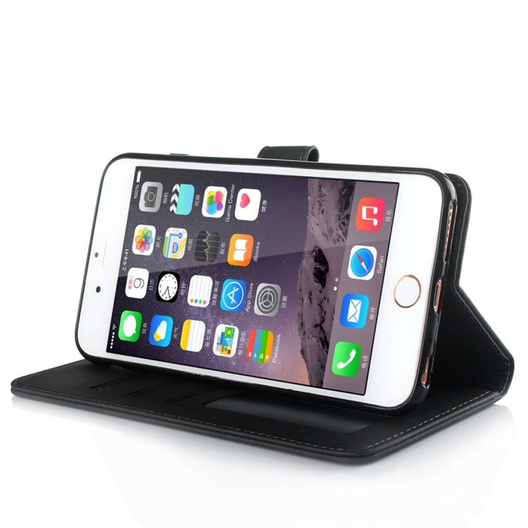 For iPhone 6 Plus / 6s Plus Diaobaolee Pure Fresh Texture Horizontal Flip Leather Case, with Holder & Card Slot & Wallet & Photo Frame