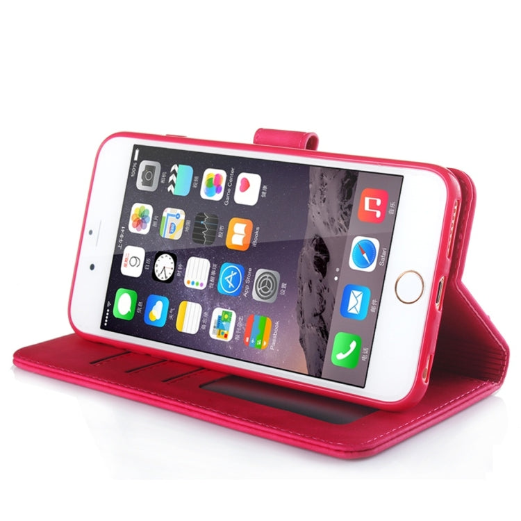 For iPhone 6 Plus / 6s Plus Diaobaolee Pure Fresh Texture Horizontal Flip Leather Case, with Holder & Card Slot & Wallet & Photo Frame