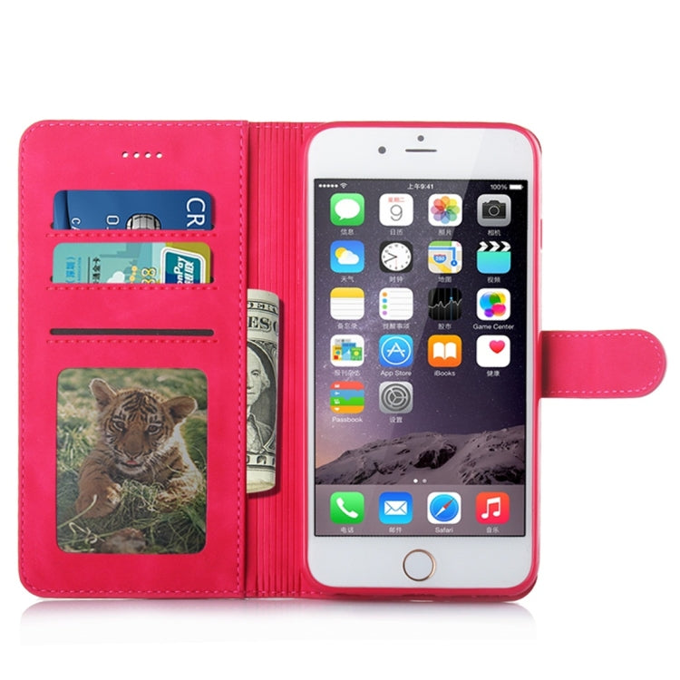 For iPhone 6 Plus / 6s Plus Diaobaolee Pure Fresh Texture Horizontal Flip Leather Case, with Holder & Card Slot & Wallet & Photo Frame