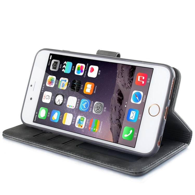 For iPhone 6 Plus / 6s Plus Diaobaolee Pure Fresh Texture Horizontal Flip Leather Case, with Holder & Card Slot & Wallet & Photo Frame