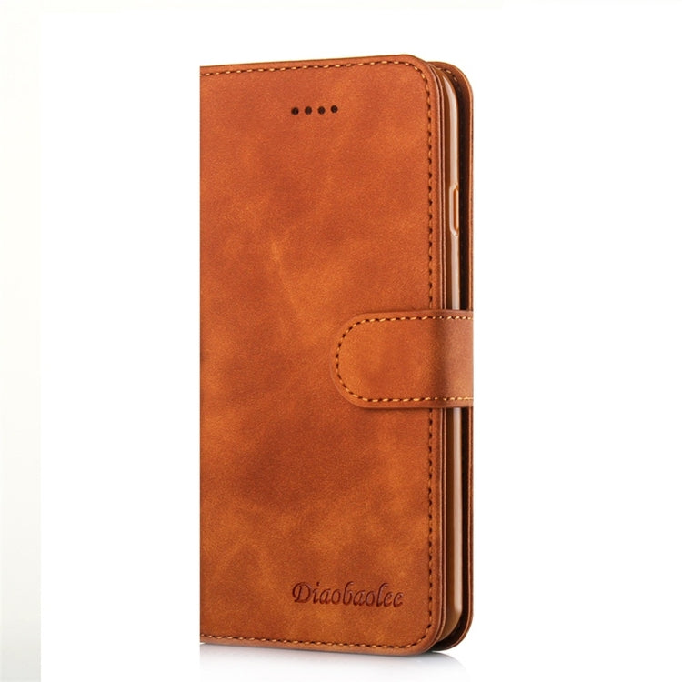 For iPhone 7 / 8 Diaobaolee Pure Fresh Texture Horizontal Flip Leather Case, with Holder & Card Slot & Wallet & Photo Frame