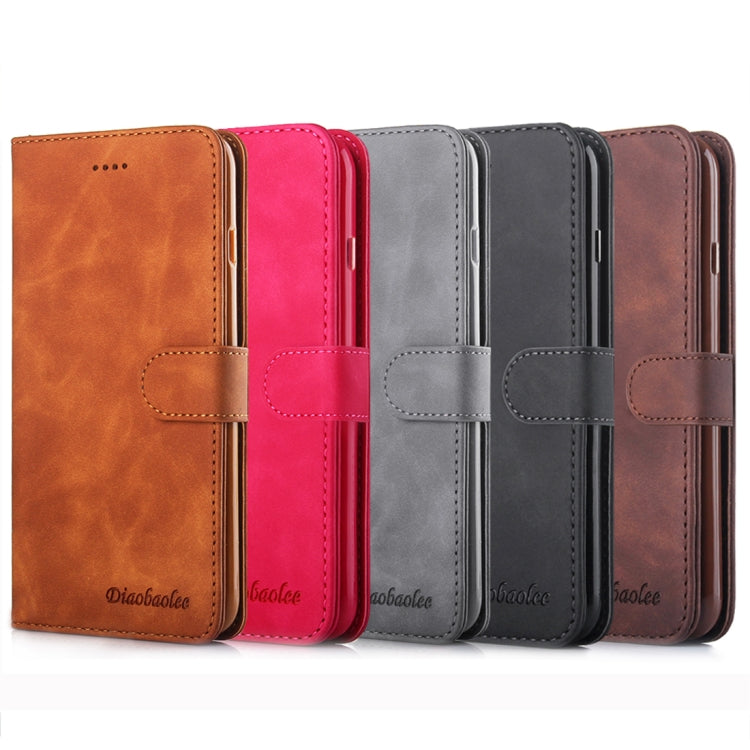 For iPhone 7 / 8 Diaobaolee Pure Fresh Texture Horizontal Flip Leather Case, with Holder & Card Slot & Wallet & Photo Frame