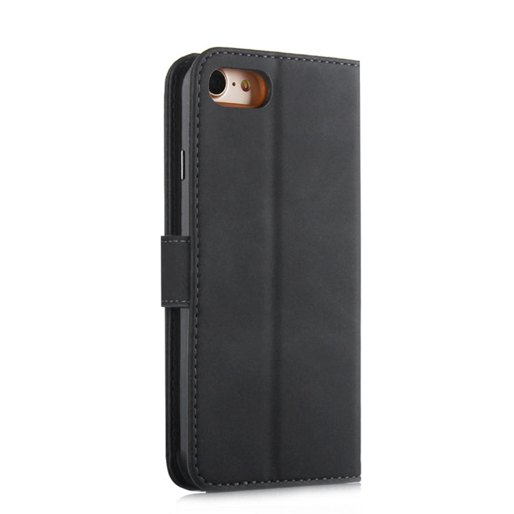 For iPhone 7 / 8 Diaobaolee Pure Fresh Texture Horizontal Flip Leather Case, with Holder & Card Slot & Wallet & Photo Frame
