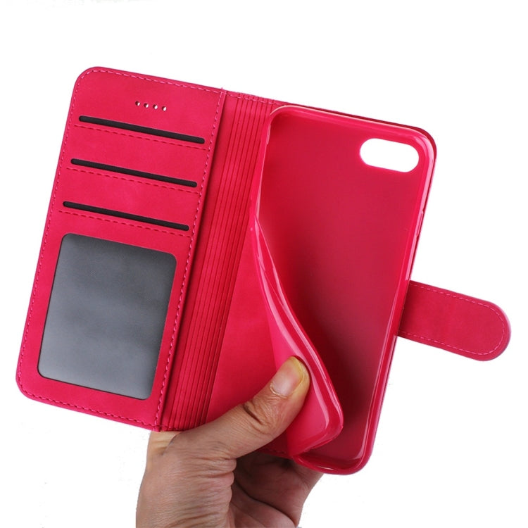 For iPhone 7 / 8 Diaobaolee Pure Fresh Texture Horizontal Flip Leather Case, with Holder & Card Slot & Wallet & Photo Frame