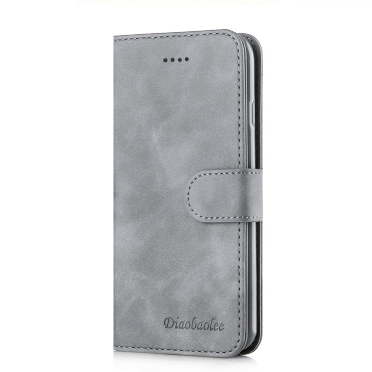 For iPhone 7 / 8 Diaobaolee Pure Fresh Texture Horizontal Flip Leather Case, with Holder & Card Slot & Wallet & Photo Frame