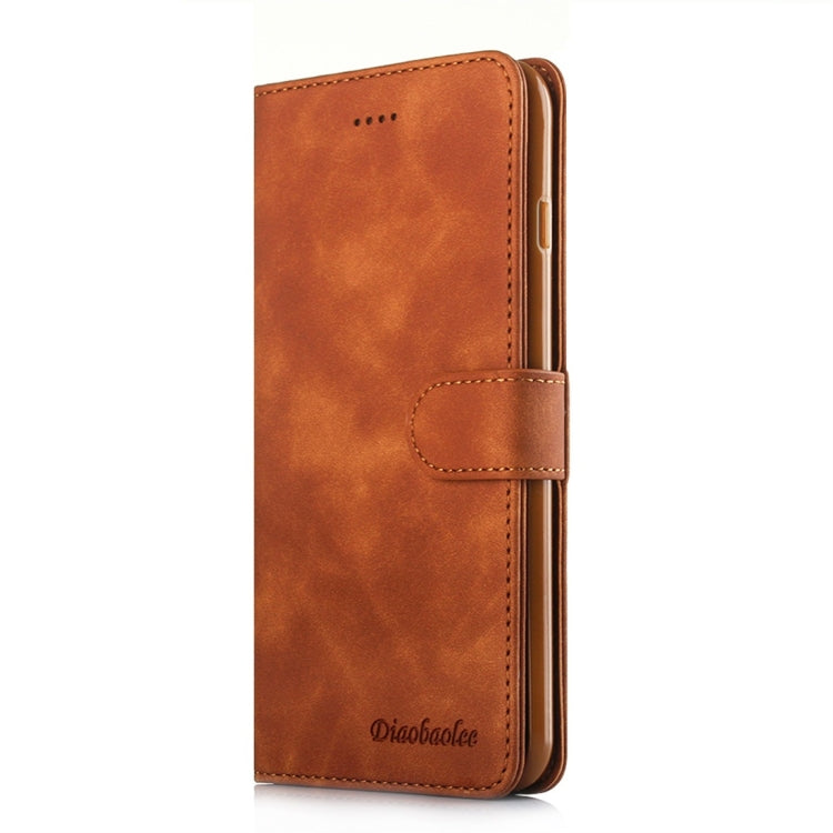 For iPhone 7 Plus / 8 Plus Diaobaolee Pure Fresh Texture Horizontal Flip Leather Case, with Holder & Card Slot & Wallet & Photo Frame