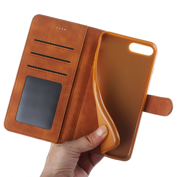 For iPhone 7 Plus / 8 Plus Diaobaolee Pure Fresh Texture Horizontal Flip Leather Case, with Holder & Card Slot & Wallet & Photo Frame