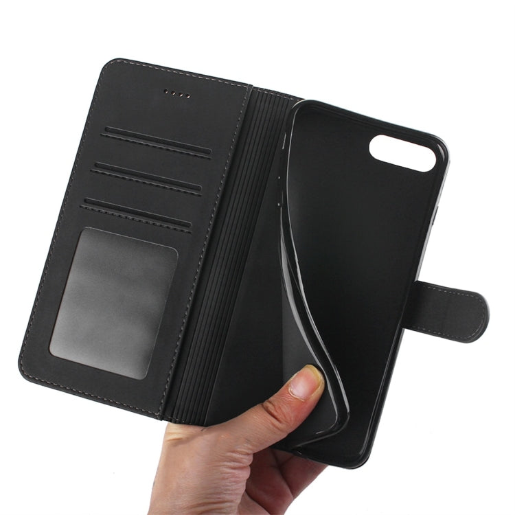 For iPhone 7 Plus / 8 Plus Diaobaolee Pure Fresh Texture Horizontal Flip Leather Case, with Holder & Card Slot & Wallet & Photo Frame