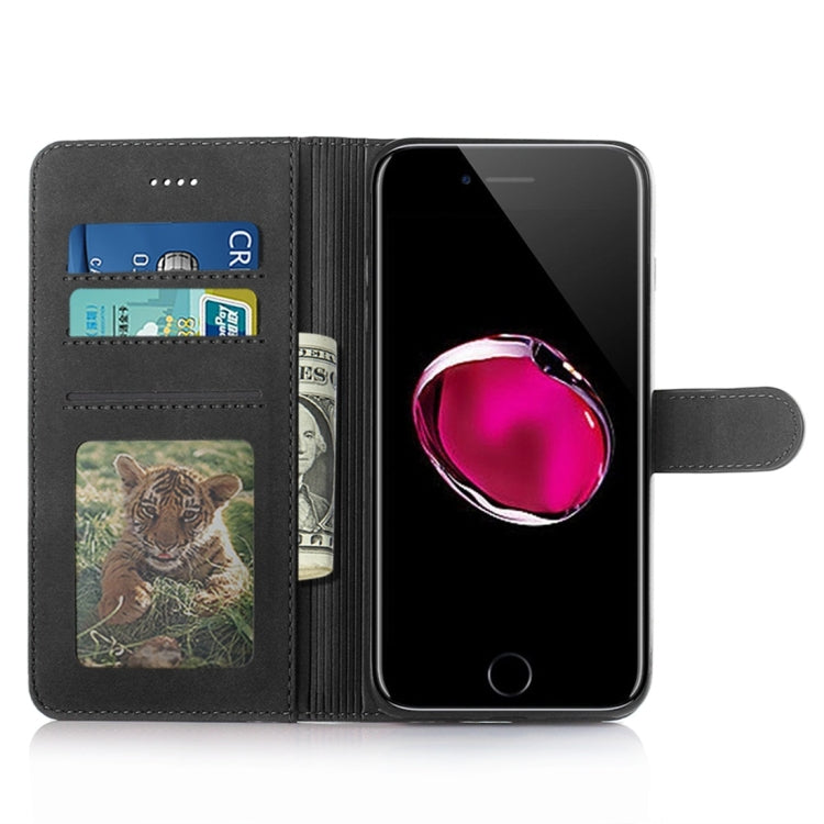 For iPhone 7 Plus / 8 Plus Diaobaolee Pure Fresh Texture Horizontal Flip Leather Case, with Holder & Card Slot & Wallet & Photo Frame