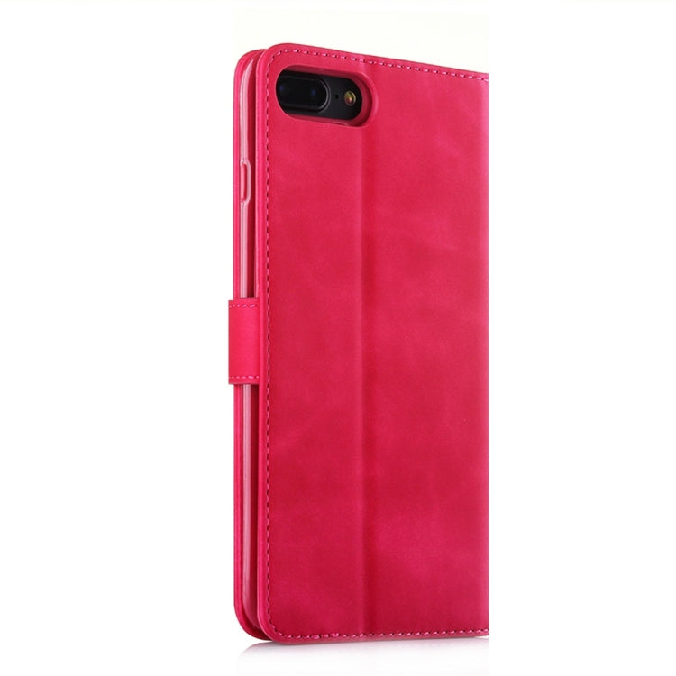 For iPhone 7 Plus / 8 Plus Diaobaolee Pure Fresh Texture Horizontal Flip Leather Case, with Holder & Card Slot & Wallet & Photo Frame