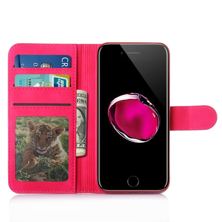 For iPhone 7 Plus / 8 Plus Diaobaolee Pure Fresh Texture Horizontal Flip Leather Case, with Holder & Card Slot & Wallet & Photo Frame