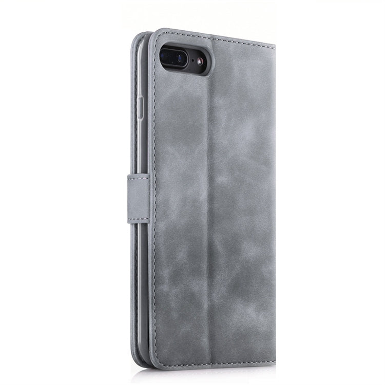 For iPhone 7 Plus / 8 Plus Diaobaolee Pure Fresh Texture Horizontal Flip Leather Case, with Holder & Card Slot & Wallet & Photo Frame