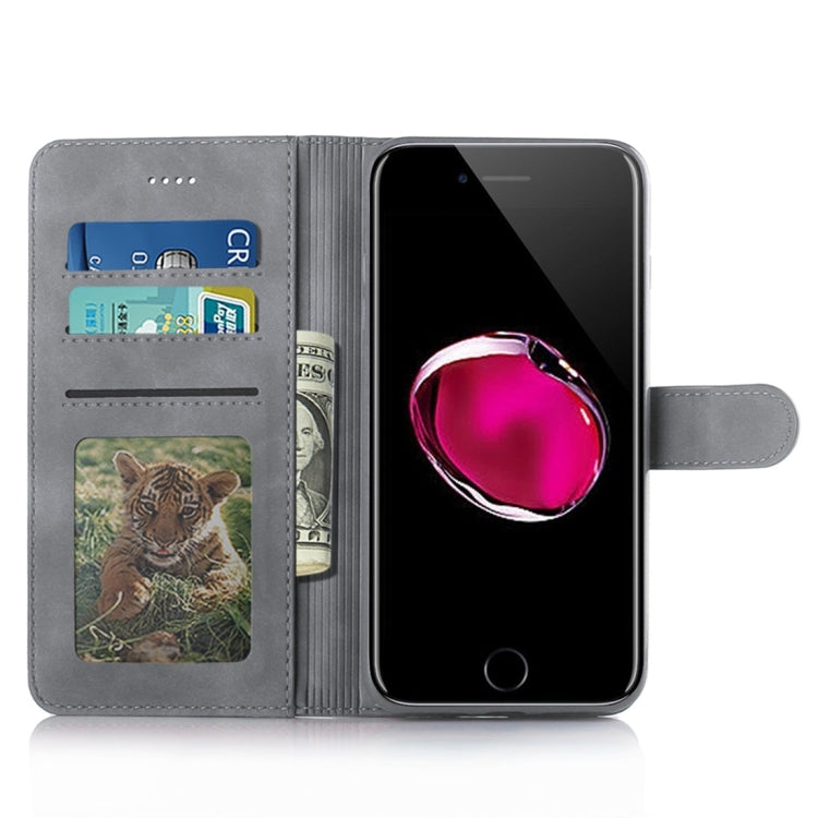 For iPhone 7 Plus / 8 Plus Diaobaolee Pure Fresh Texture Horizontal Flip Leather Case, with Holder & Card Slot & Wallet & Photo Frame