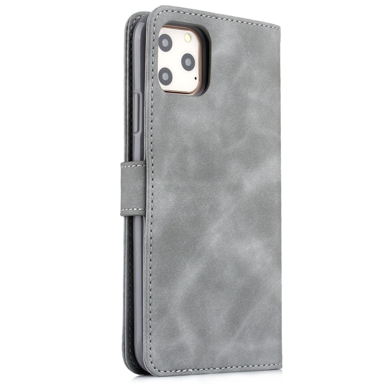 For iPhone 11 Pro Max Diaobaolee Pure Fresh Texture Horizontal Flip Leather Case, with Holder & Card Slot & Wallet & Photo Frame