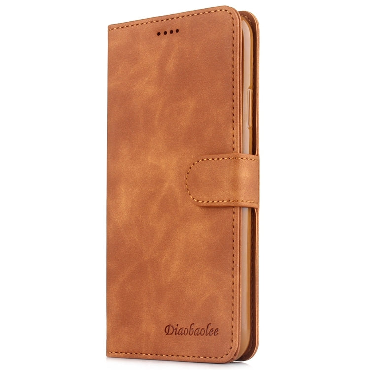 For iPhone 11 Pro Diaobaolee Pure Fresh Texture Horizontal Flip Leather Case, with Holder & Card Slot & Wallet & Photo Frame