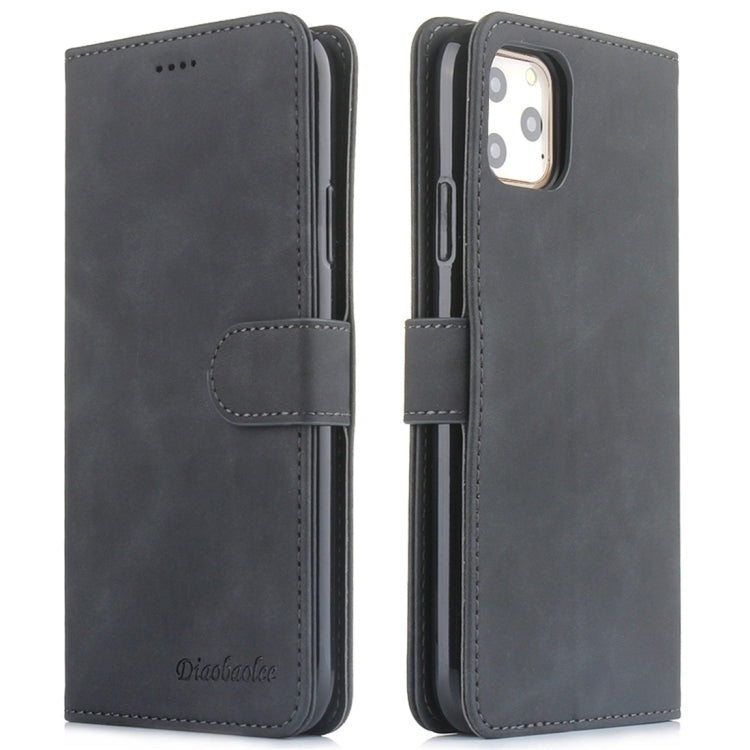 For iPhone 11 Pro Diaobaolee Pure Fresh Texture Horizontal Flip Leather Case, with Holder & Card Slot & Wallet & Photo Frame