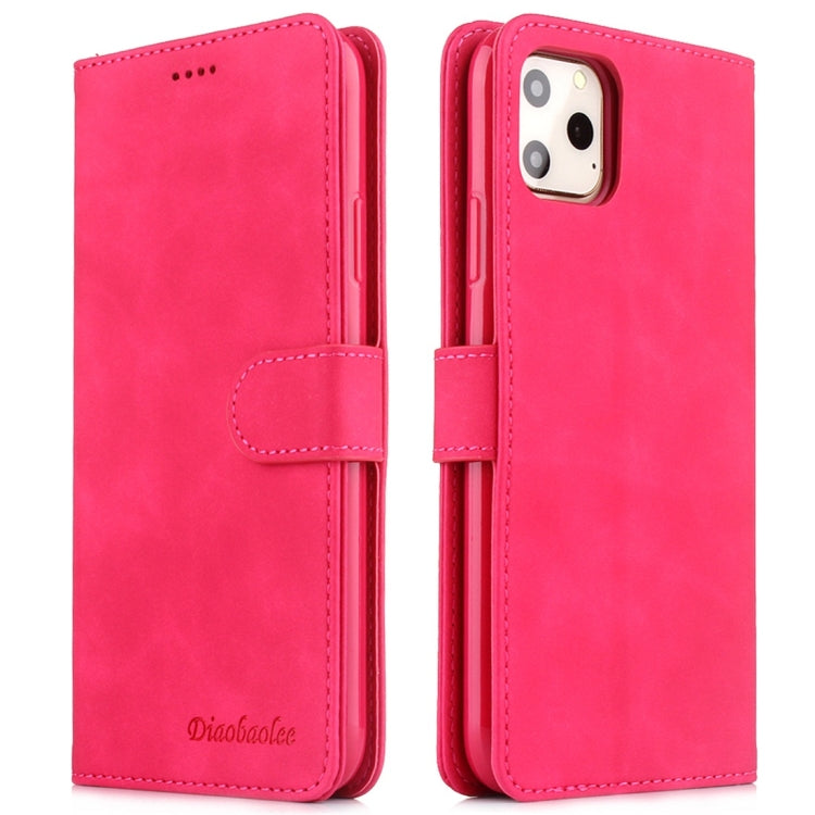 For iPhone 11 Pro Diaobaolee Pure Fresh Texture Horizontal Flip Leather Case, with Holder & Card Slot & Wallet & Photo Frame