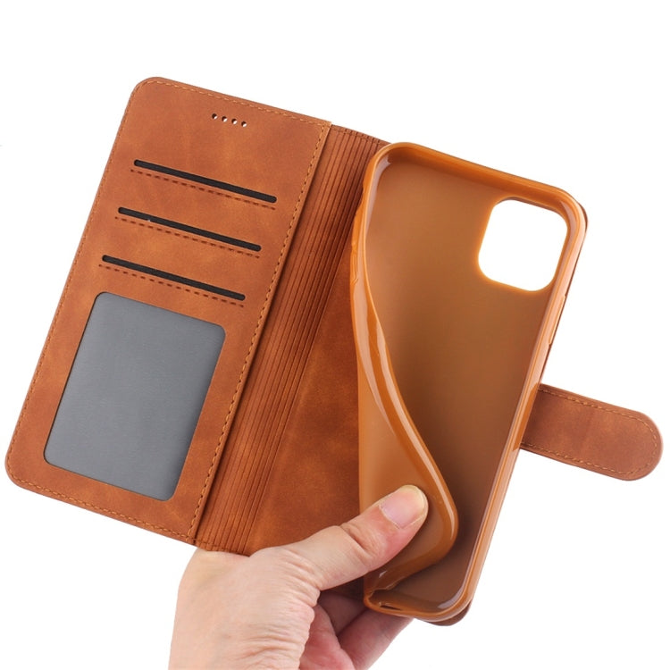 For iPhone 11 Diaobaolee Pure Fresh Texture Horizontal Flip Leather Case, with Holder & Card Slot & Wallet & Photo Frame