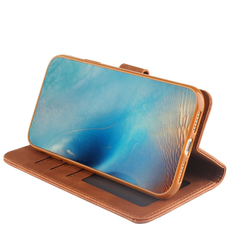 For iPhone 11 Diaobaolee Pure Fresh Texture Horizontal Flip Leather Case, with Holder & Card Slot & Wallet & Photo Frame