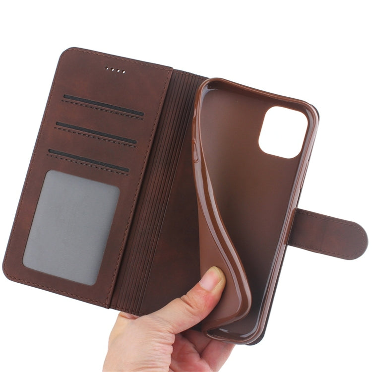 For iPhone 11 Diaobaolee Pure Fresh Texture Horizontal Flip Leather Case, with Holder & Card Slot & Wallet & Photo Frame