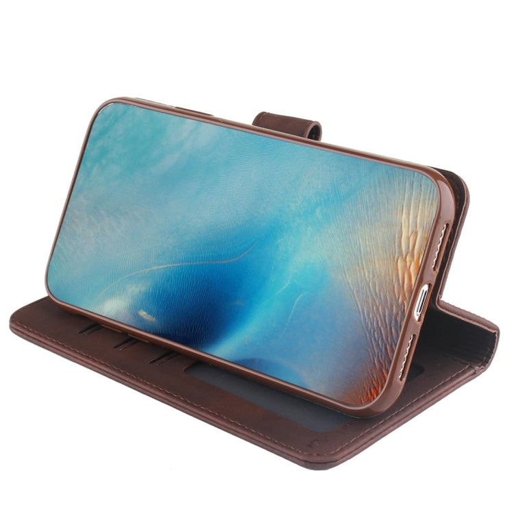 For iPhone 11 Diaobaolee Pure Fresh Texture Horizontal Flip Leather Case, with Holder & Card Slot & Wallet & Photo Frame