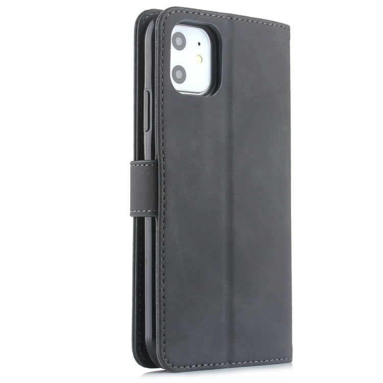 For iPhone 11 Diaobaolee Pure Fresh Texture Horizontal Flip Leather Case, with Holder & Card Slot & Wallet & Photo Frame