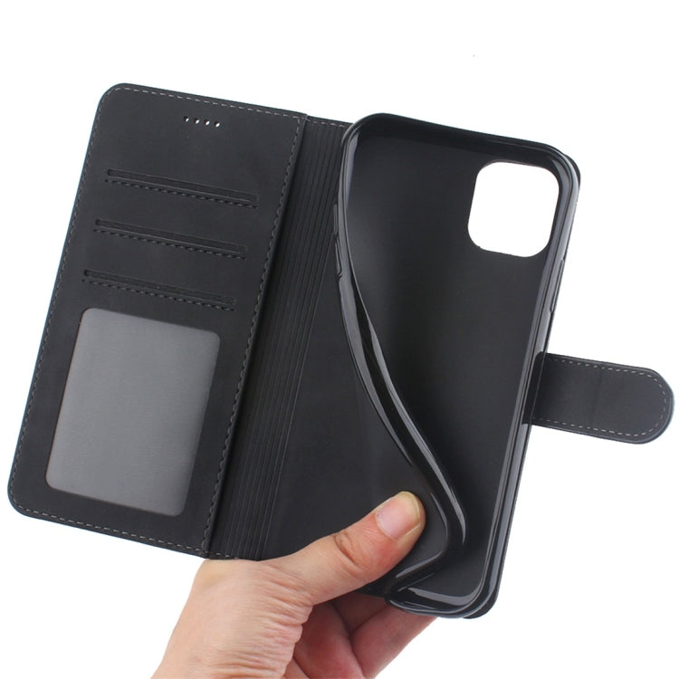 For iPhone 11 Diaobaolee Pure Fresh Texture Horizontal Flip Leather Case, with Holder & Card Slot & Wallet & Photo Frame