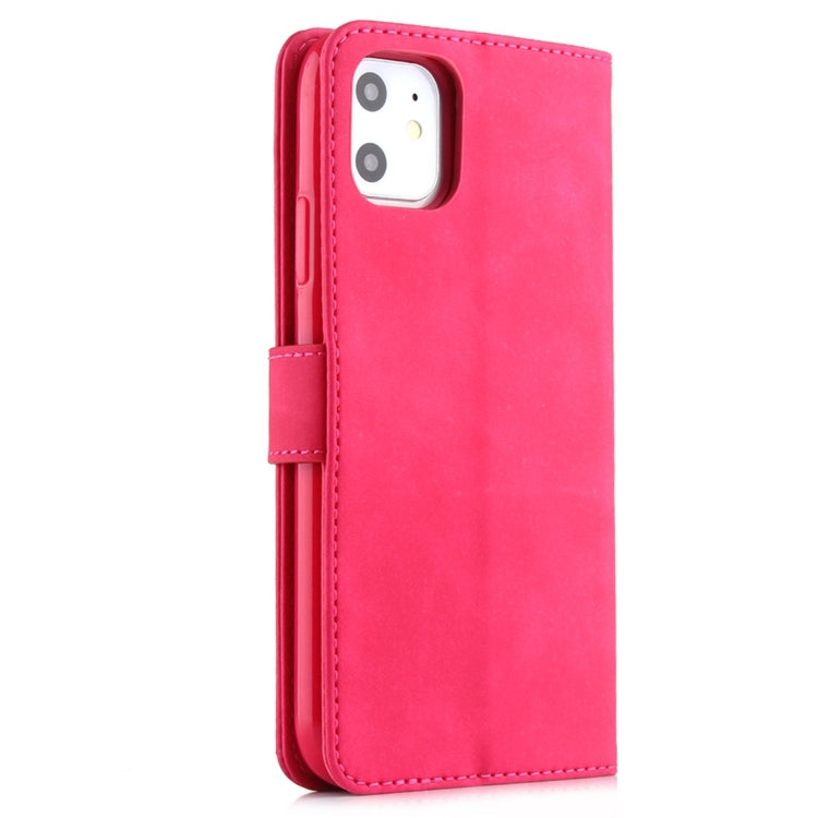 For iPhone 11 Diaobaolee Pure Fresh Texture Horizontal Flip Leather Case, with Holder & Card Slot & Wallet & Photo Frame
