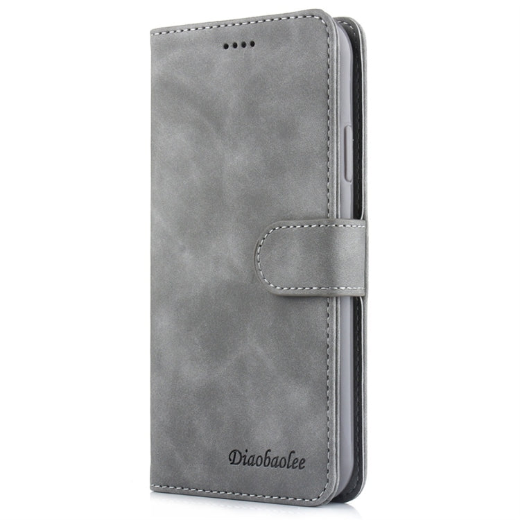 For iPhone 11 Diaobaolee Pure Fresh Texture Horizontal Flip Leather Case, with Holder & Card Slot & Wallet & Photo Frame