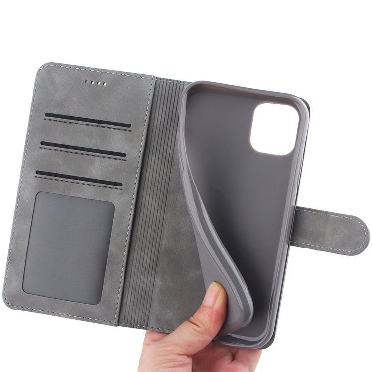 For iPhone 11 Diaobaolee Pure Fresh Texture Horizontal Flip Leather Case, with Holder & Card Slot & Wallet & Photo Frame