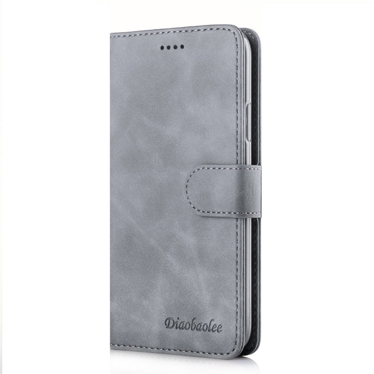 For iPhone X / XS Diaobaolee Pure Fresh Texture Horizontal Flip Leather Case, with Holder & Card Slot & Wallet & Photo Frame