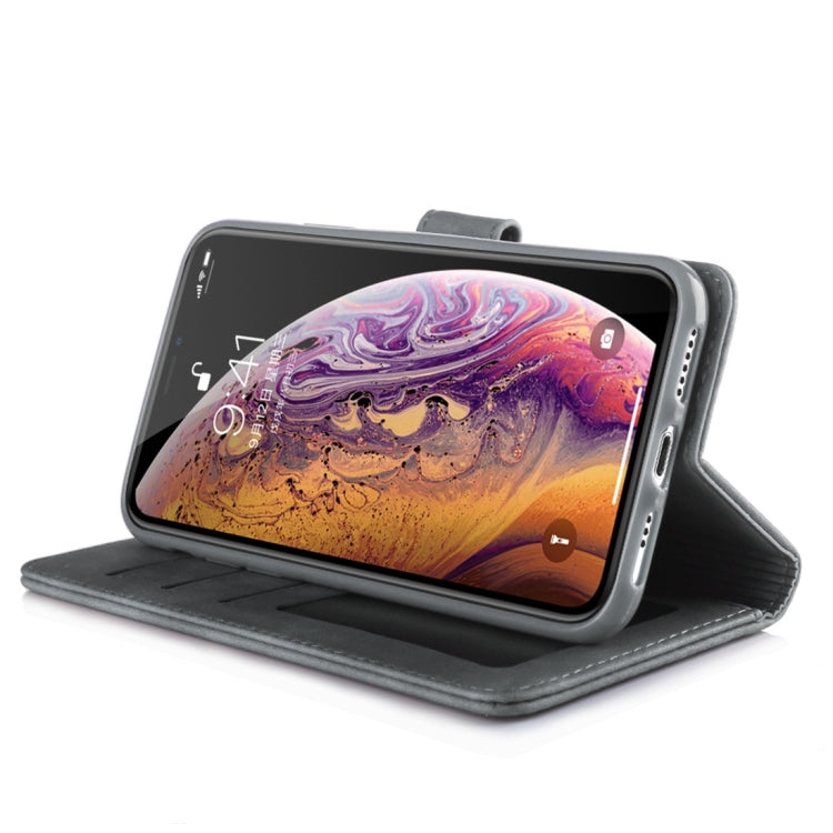For iPhone X / XS Diaobaolee Pure Fresh Texture Horizontal Flip Leather Case, with Holder & Card Slot & Wallet & Photo Frame
