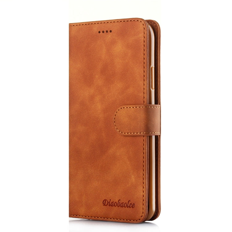 For iPhone XR Diaobaolee Pure Fresh Texture Horizontal Flip Leather Case with Holder & Card Slot & Wallet & Photo Frame