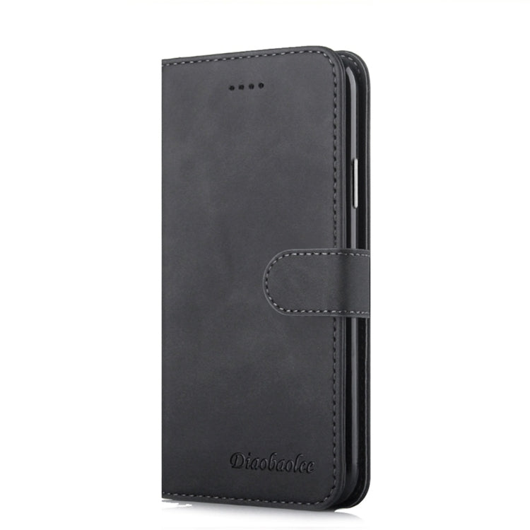 For iPhone XR Diaobaolee Pure Fresh Texture Horizontal Flip Leather Case with Holder & Card Slot & Wallet & Photo Frame