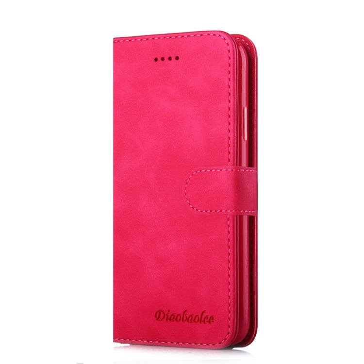 For iPhone XR Diaobaolee Pure Fresh Texture Horizontal Flip Leather Case with Holder & Card Slot & Wallet & Photo Frame