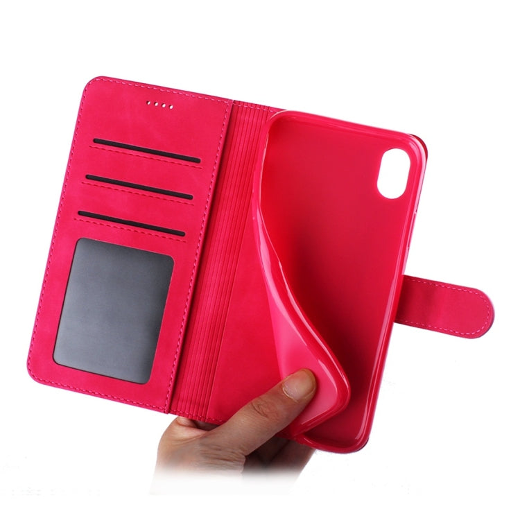 For iPhone XR Diaobaolee Pure Fresh Texture Horizontal Flip Leather Case with Holder & Card Slot & Wallet & Photo Frame