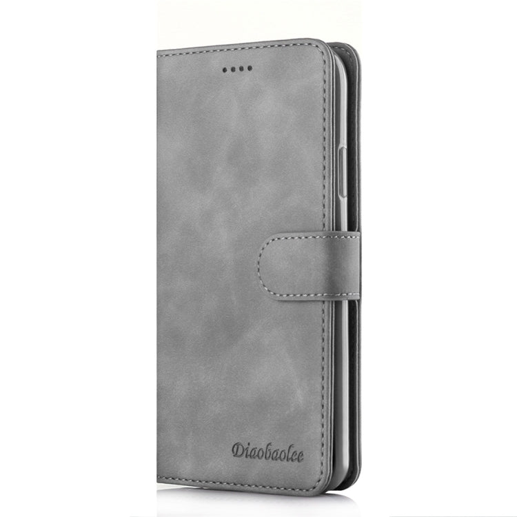 For iPhone XR Diaobaolee Pure Fresh Texture Horizontal Flip Leather Case with Holder & Card Slot & Wallet & Photo Frame
