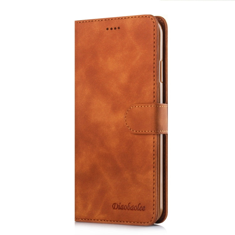 For iPhone XS Max Diaobaolee Pure Fresh Texture Horizontal Flip Leather Case, with Holder & Card Slot & Wallet & Photo Frame