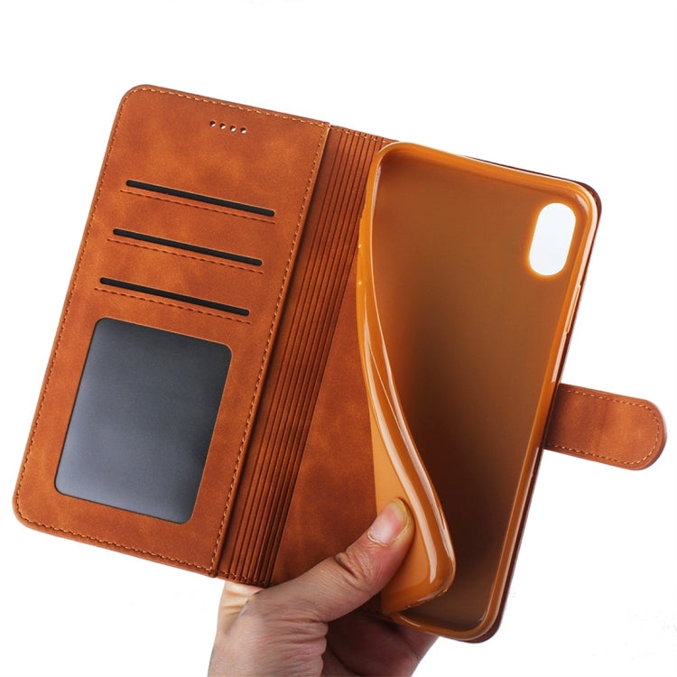 For iPhone XS Max Diaobaolee Pure Fresh Texture Horizontal Flip Leather Case, with Holder & Card Slot & Wallet & Photo Frame