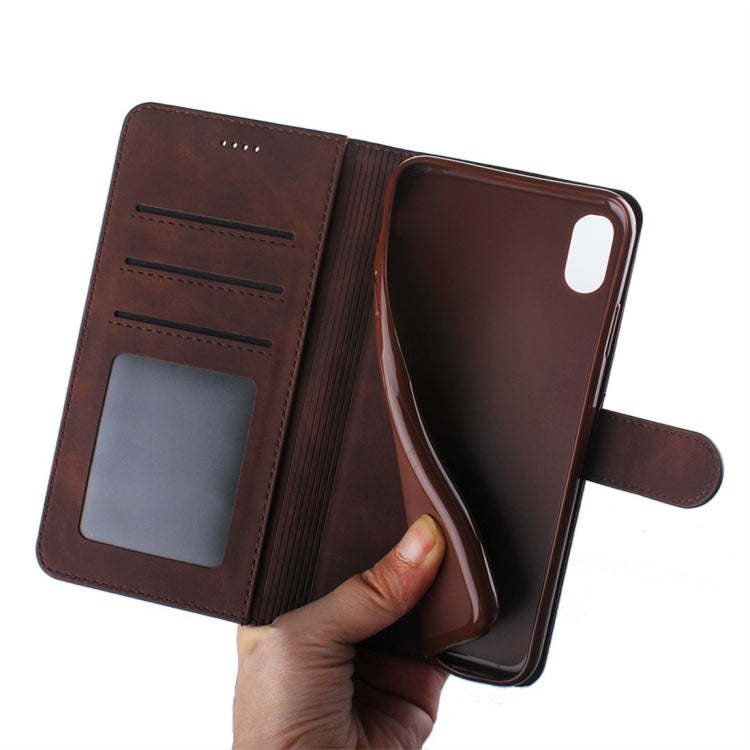 For iPhone XS Max Diaobaolee Pure Fresh Texture Horizontal Flip Leather Case, with Holder & Card Slot & Wallet & Photo Frame