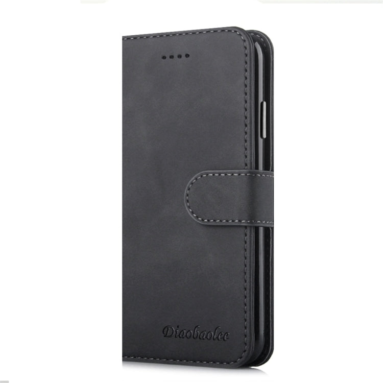 For iPhone XS Max Diaobaolee Pure Fresh Texture Horizontal Flip Leather Case, with Holder & Card Slot & Wallet & Photo Frame
