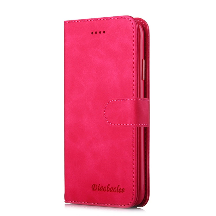 For iPhone XS Max Diaobaolee Pure Fresh Texture Horizontal Flip Leather Case, with Holder & Card Slot & Wallet & Photo Frame