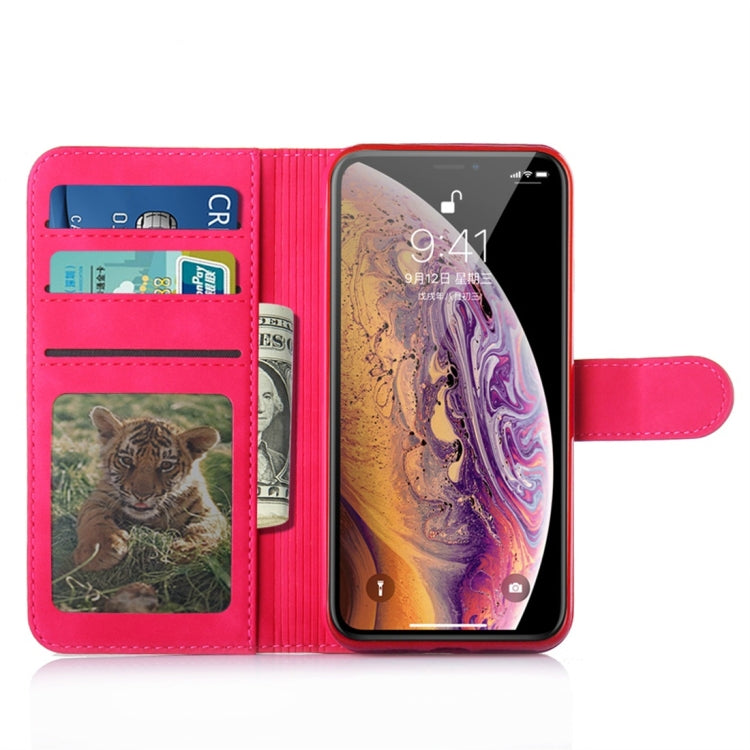 For iPhone XS Max Diaobaolee Pure Fresh Texture Horizontal Flip Leather Case, with Holder & Card Slot & Wallet & Photo Frame